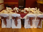 Chair Cover Hire Chocolate Sash